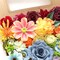 Fake Artificial Summer Bouquets Flowers Combo, Faux Silk Colorful Flowers